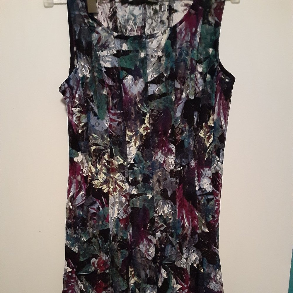 Leslie Fay see through   shell cover dress